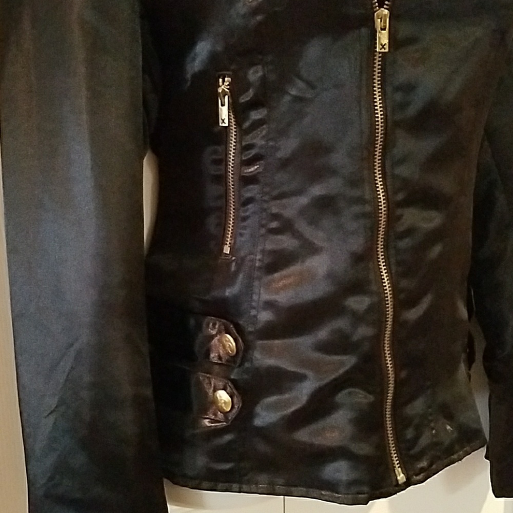 Vint Torrid Tripp satin motorcycle plus size 1X - Picture 3 of 7