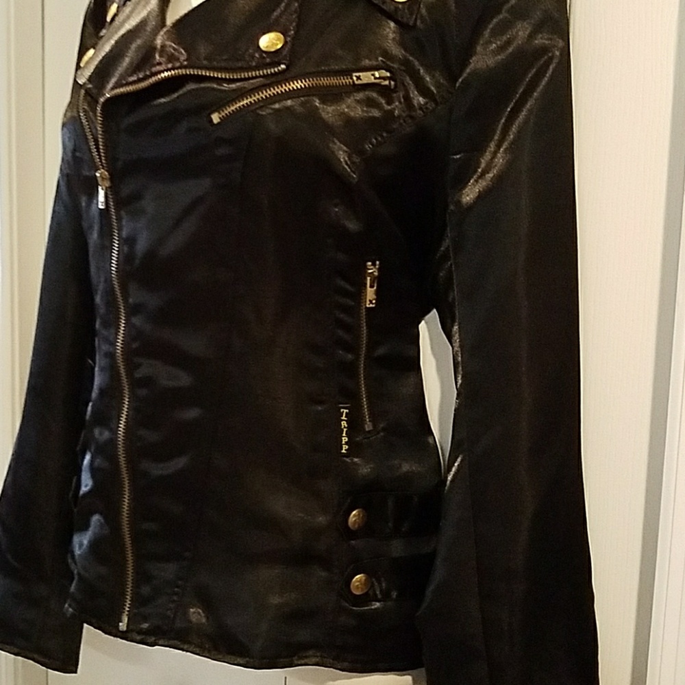 Vint Torrid Tripp satin motorcycle plus size 1X - Picture 4 of 7