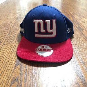 NWT NFL Sideline Collection NY Giants Flatbrim