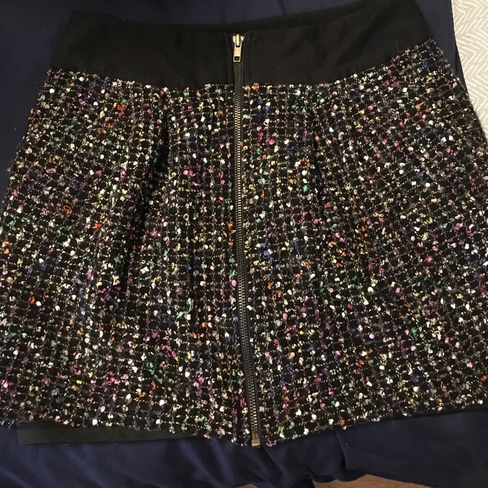 Multi color winter skirt