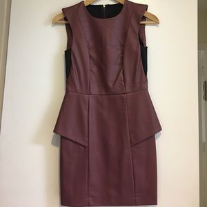 Leather dress