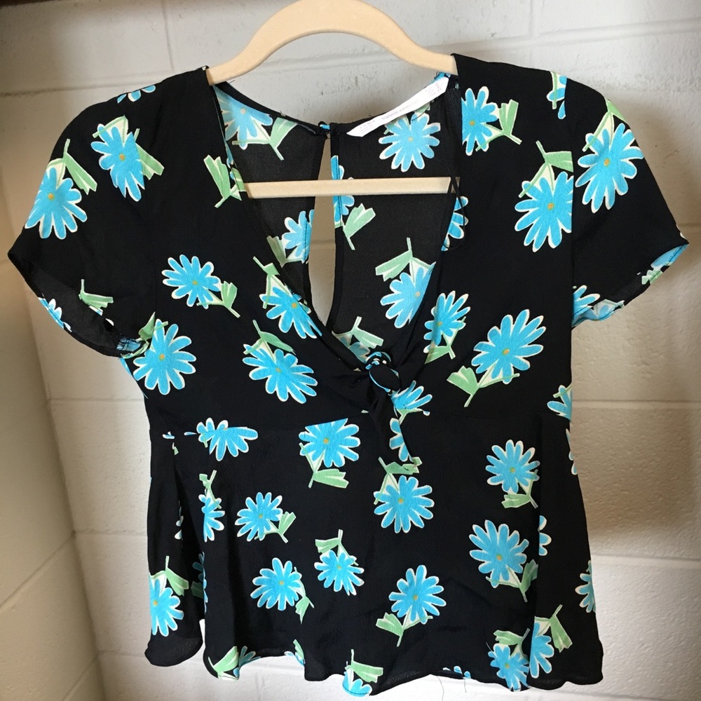 Zara Floral Print Top