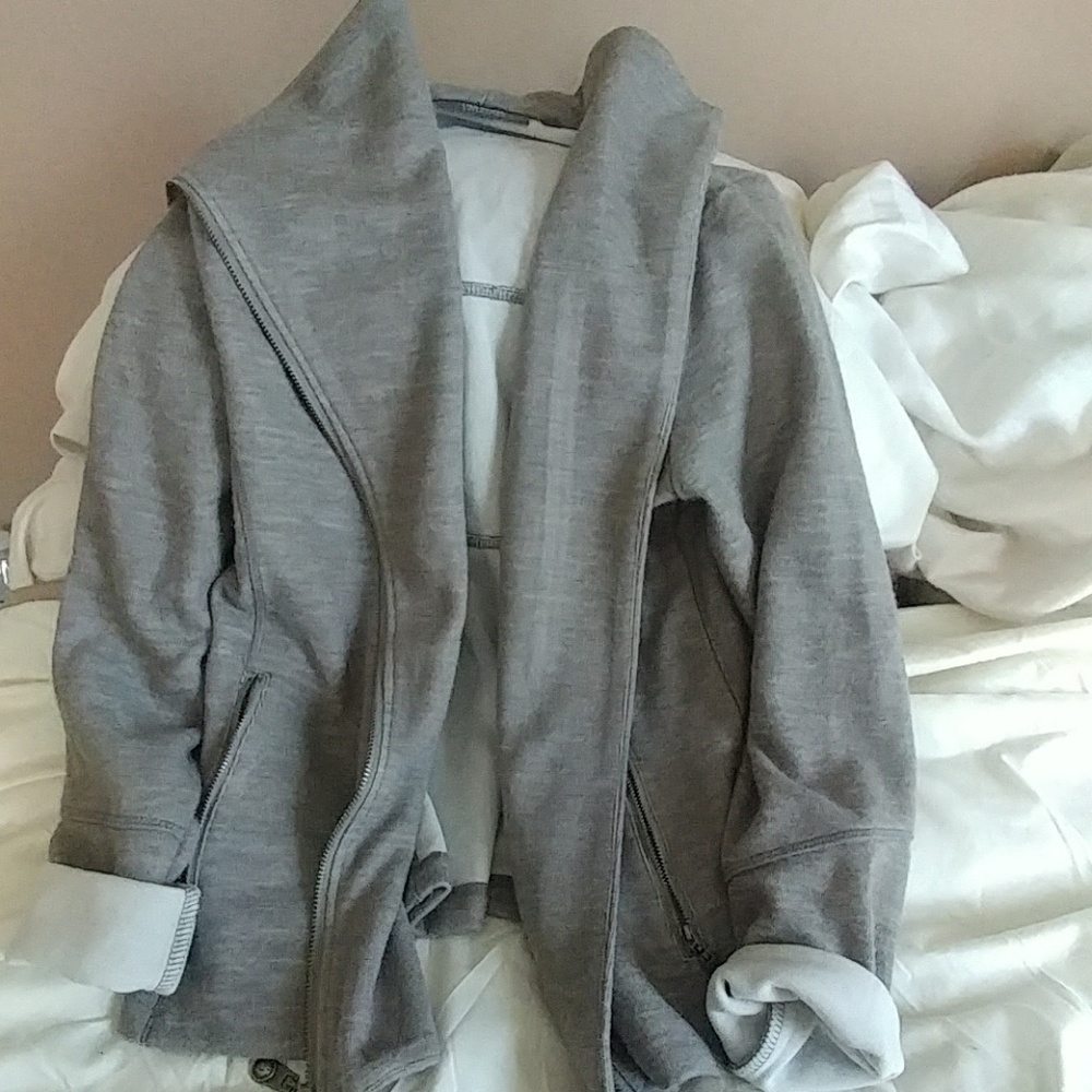 Zipper sweater jacket