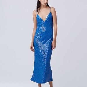 Diane von Furstenberg sequined silk dress