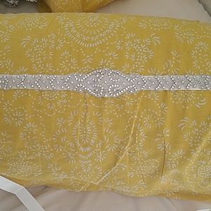 Wedding belt sash ivory