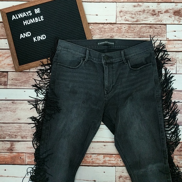 express fringe jeans