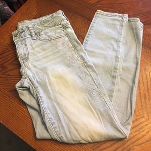 AMERICAN EAGLE JEGGINGS EMBROIDED AZTEC PRINT