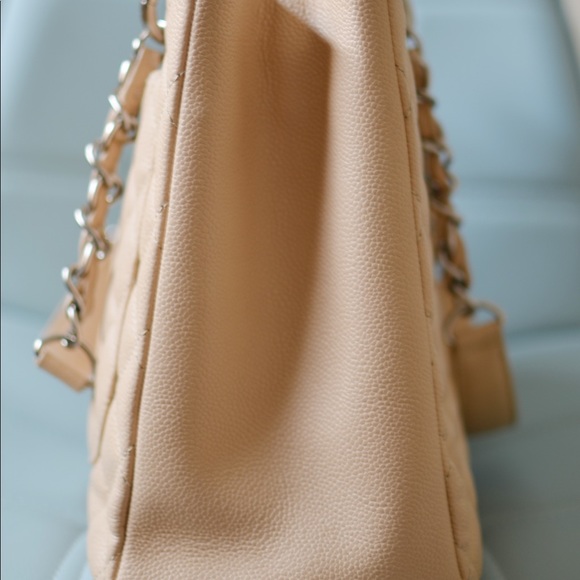 ‼️SOLD‼️ Chanel Grand Shopper Tote Bag Beige Nude - Picture 4 of 8