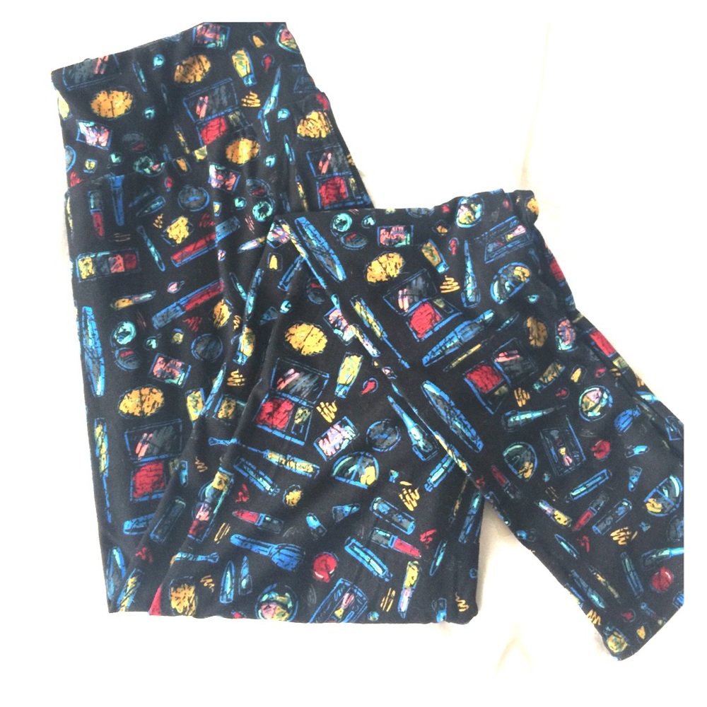 Lularoe Lipstick Makeup Leggings One Size OS
