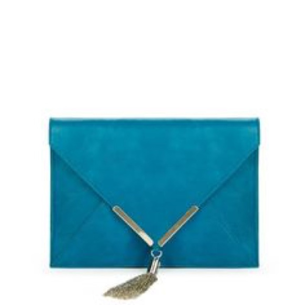 Justfab Jackson clutch purse in Teal