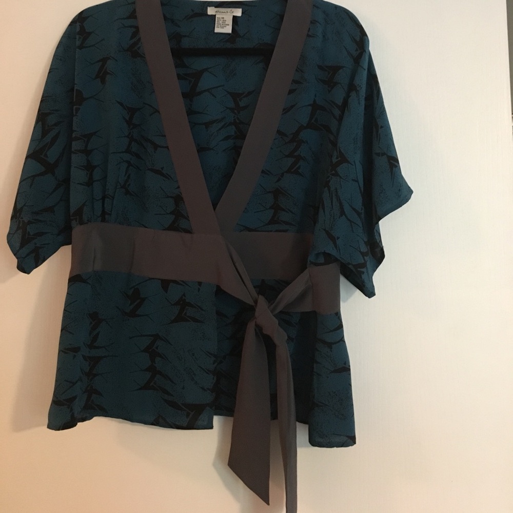 Silk kimono top
