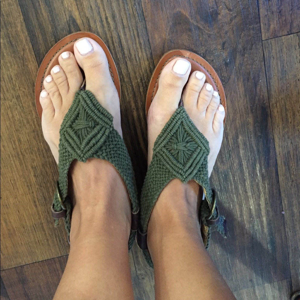 Bohemian looking sandals