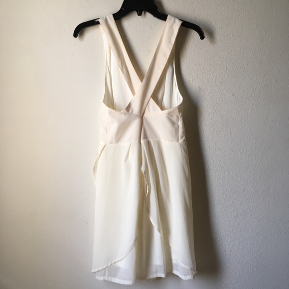 White Cross Back Dress - Picture 3 of 7