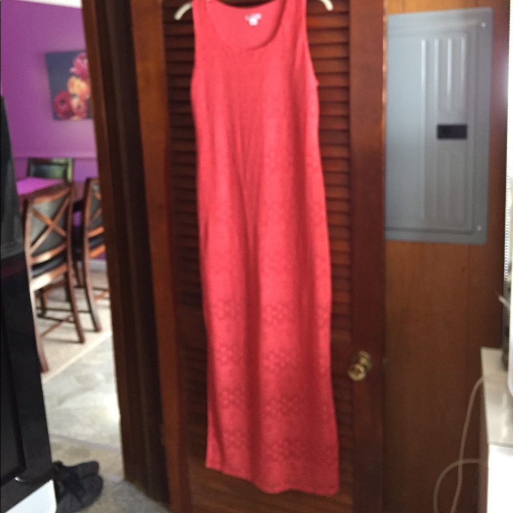 Peach maxi worn once