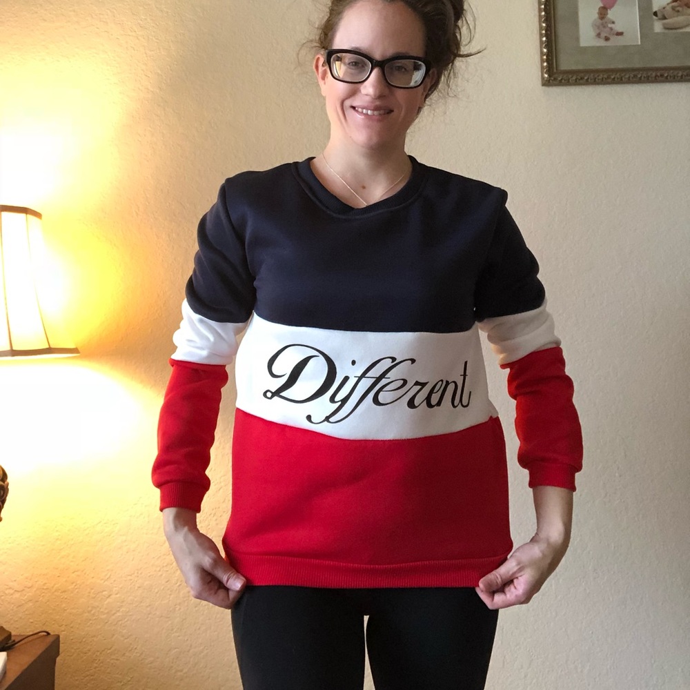Graphic sweater