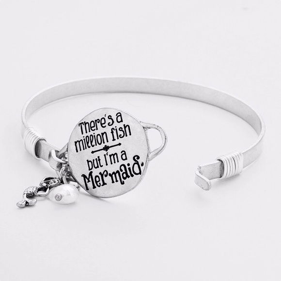 There's a Million Fish but I'm a Mermaid Bracelet - Picture 2 of 2