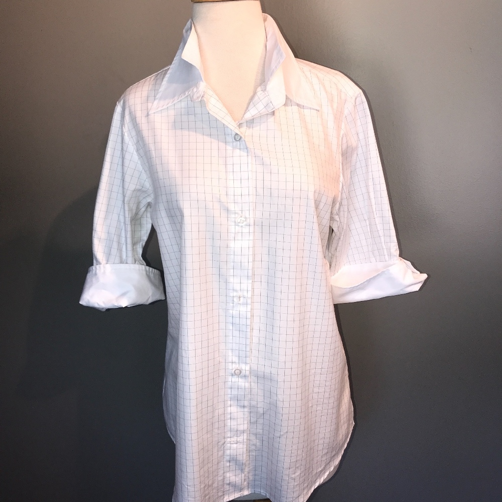 NWT! Kal Rieman double collared shirt