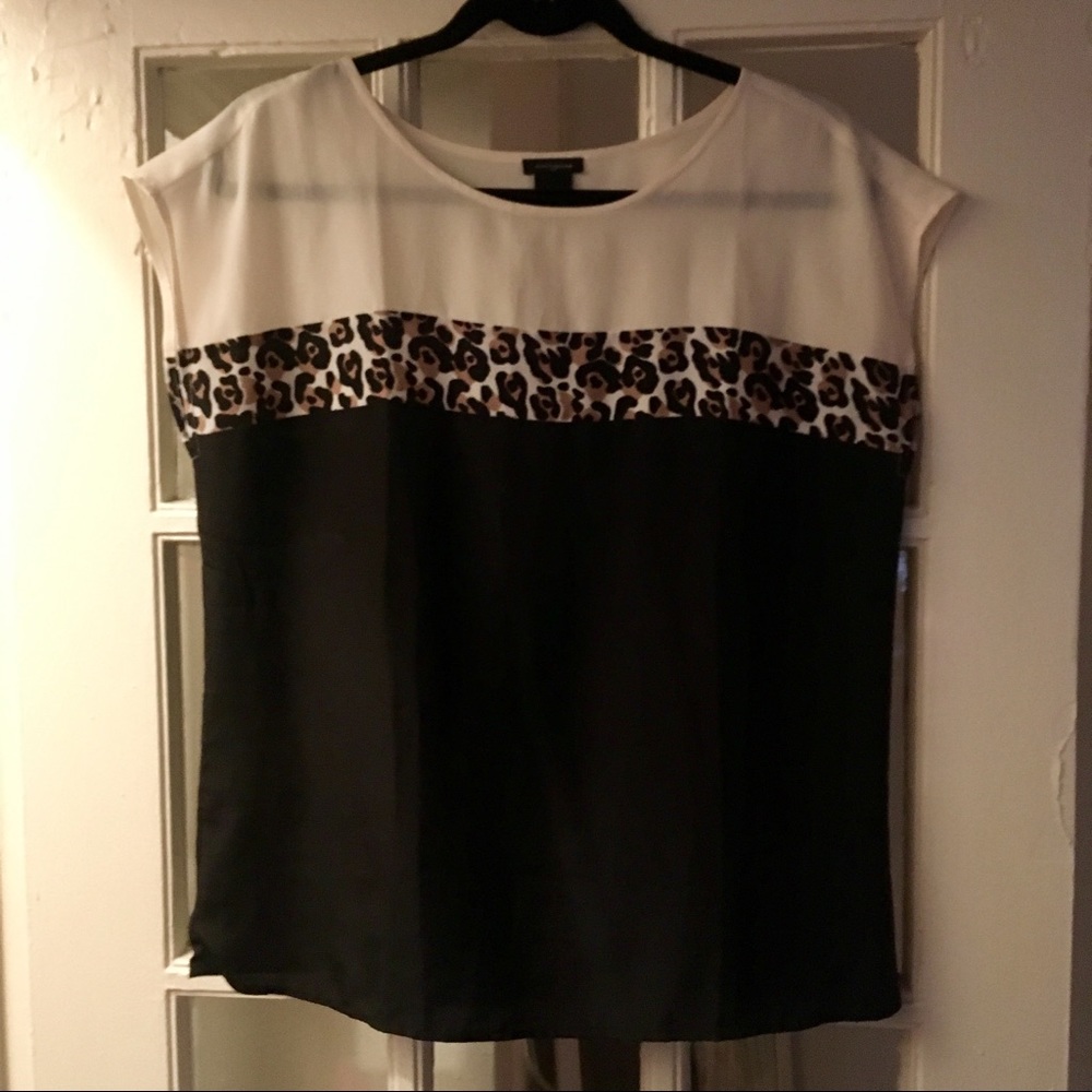 Ann Taylor Animal Print Top