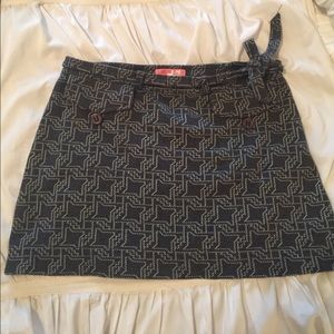 Urban Outfitters Lux grey houndstooth mini skirt