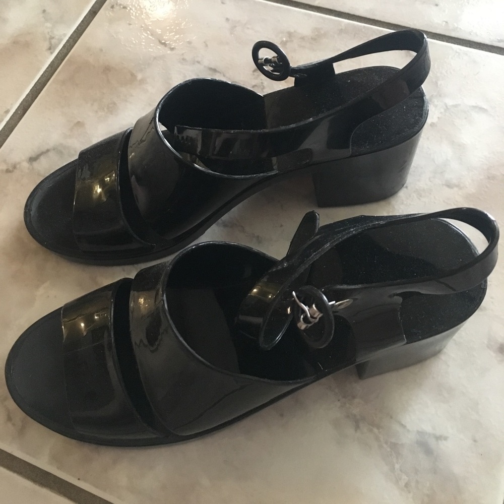 American Apparel jelly sandals