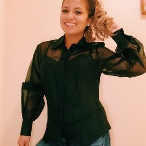 Vintage Made in Hong Kong button down