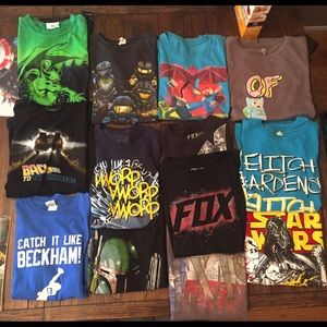 Lot of boys shirts