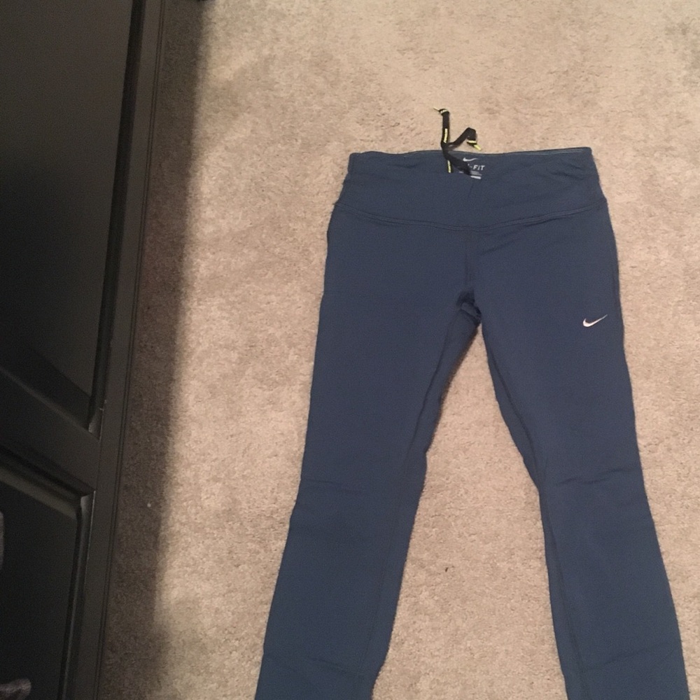 Nike blue compression pants