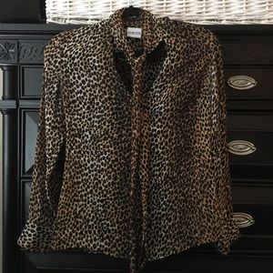 Chico's Animal Print Blouse