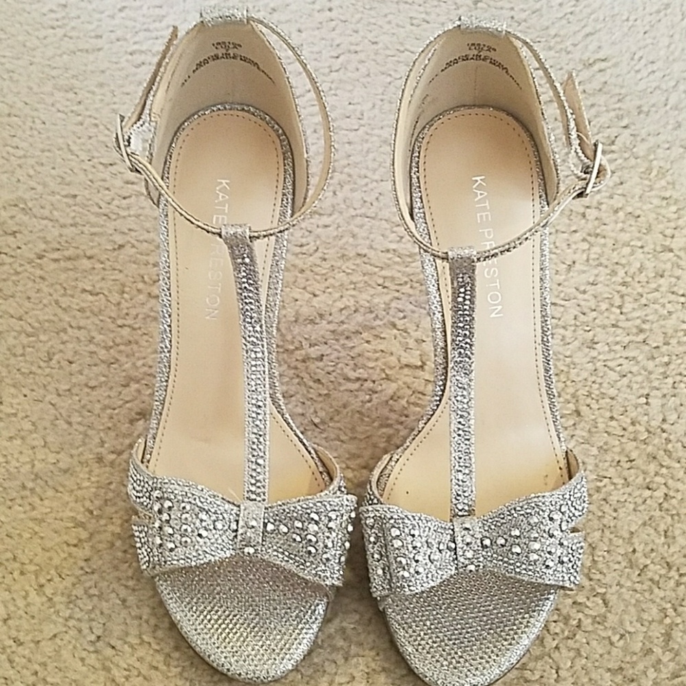 Sparkle wedding heels