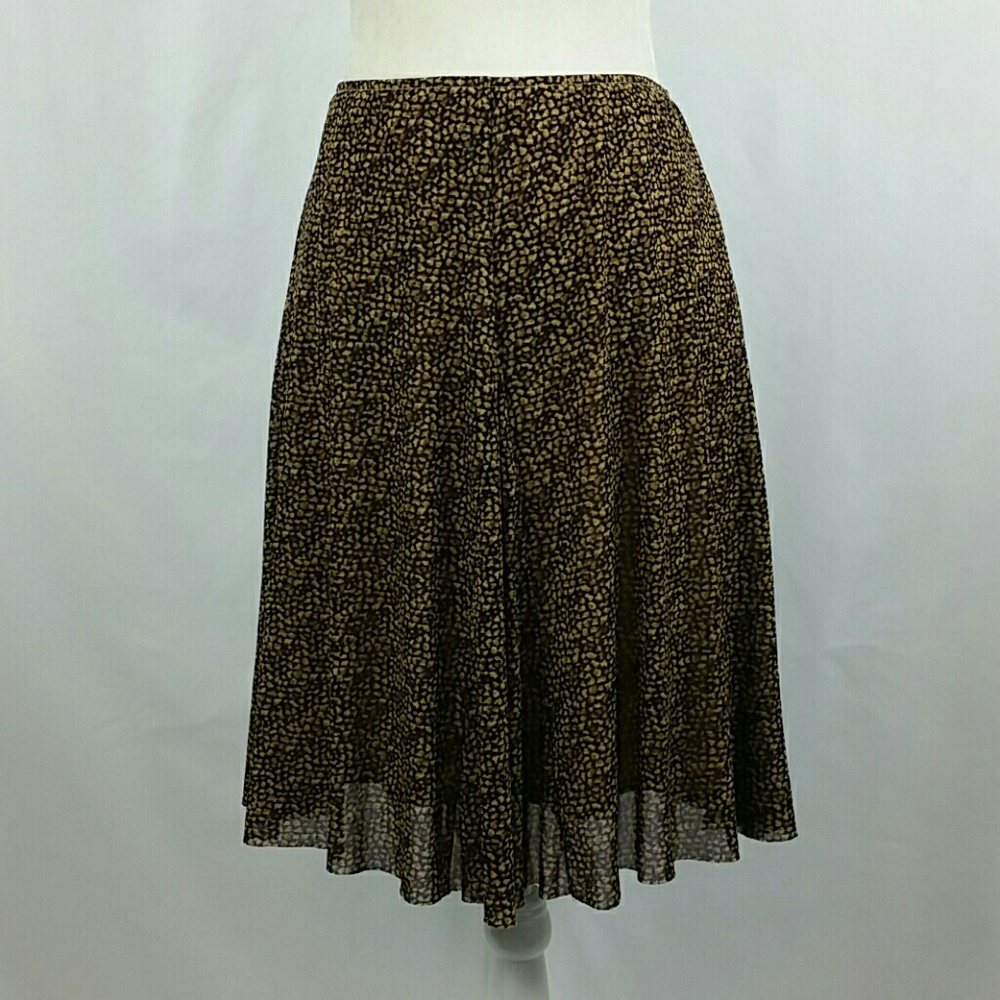 Brown Axcess lined skirt
