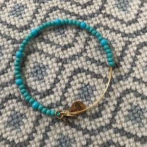 Turquoise beaded alex and ani bracelet
