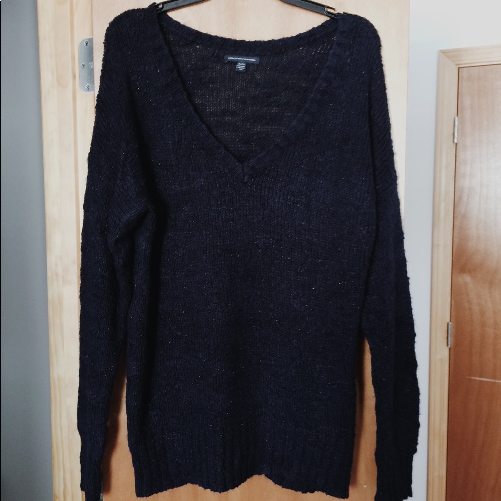 Oversized American Eagle Navy Sweater