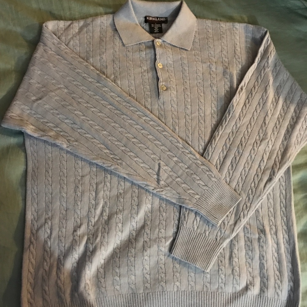 Men’s Kirkland cashmere sweater