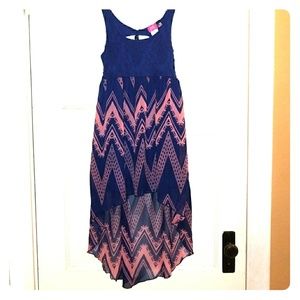 Girls sz 8 hi-lo dress