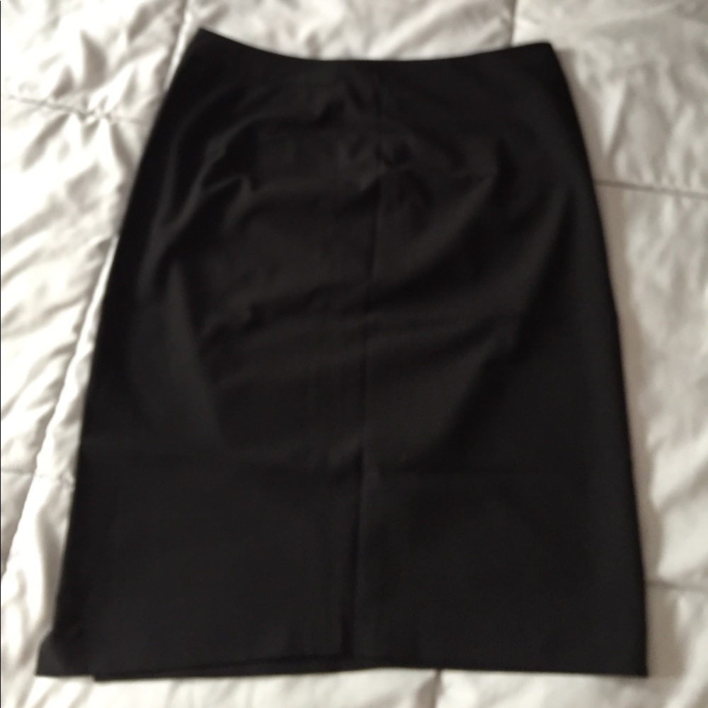 Black Pencil Skirt with slit on side