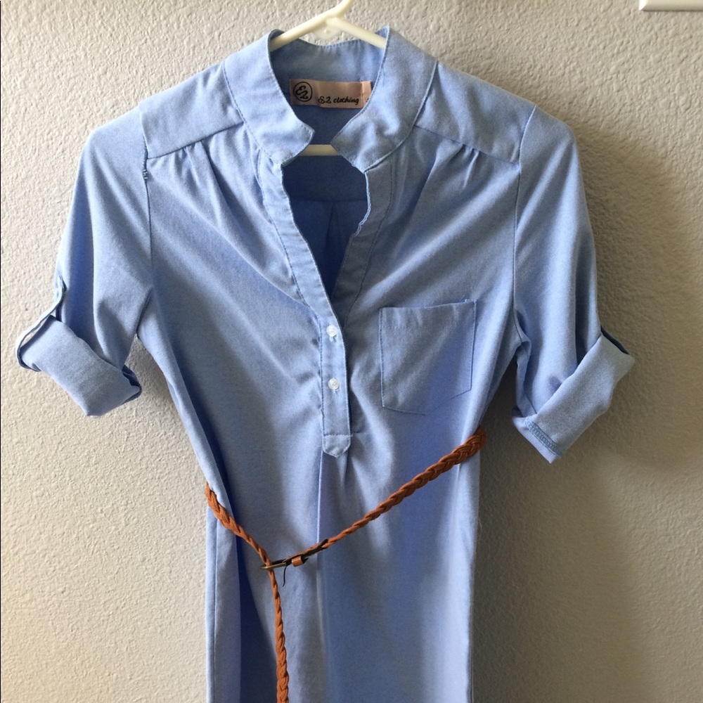E2 Clothing Denim Dress