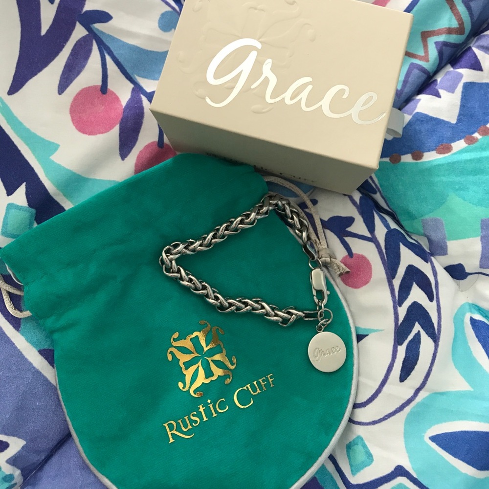 Rustic Cuff “grace” bracelet. Gently used