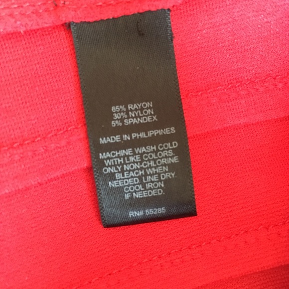 Express Red Mini Skirt - Picture 5 of 5