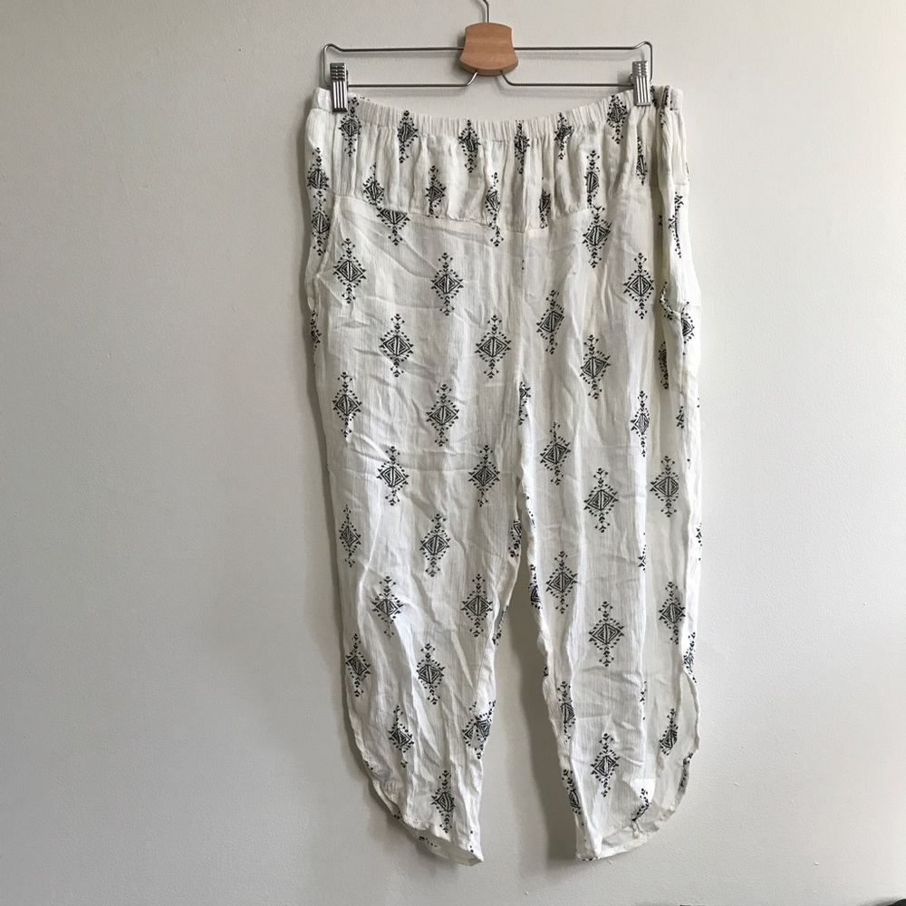 Free people block print pants