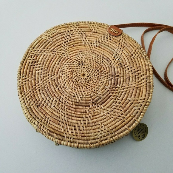 Free People Handbags - Free People Hartwood House Rattan Sol Crossbody