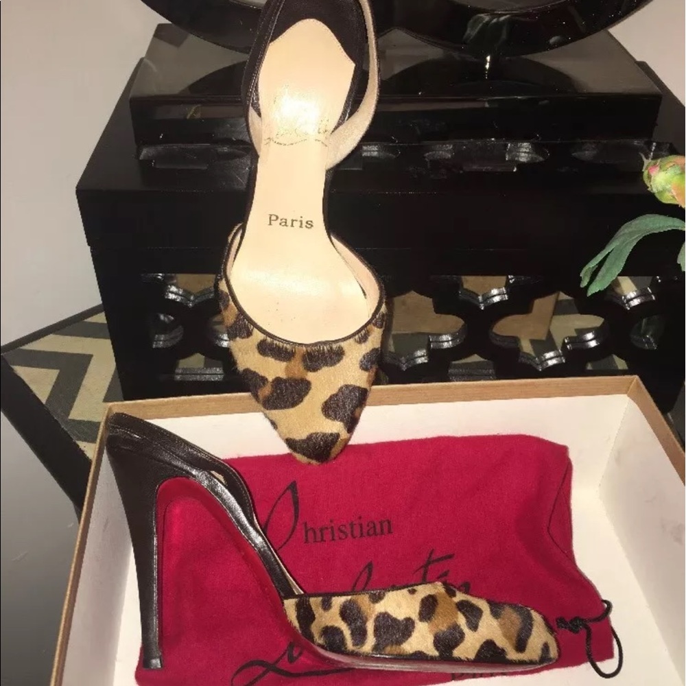 Christian Louboutin Animal Print heels 37.5