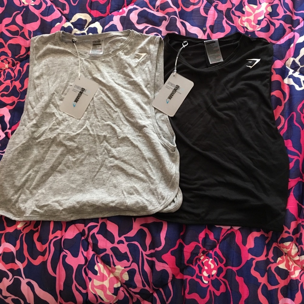 NWT Gymshark Cropped Tanks