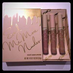 Kylie "Send Me More Nudes" velvet liquid lipsticks