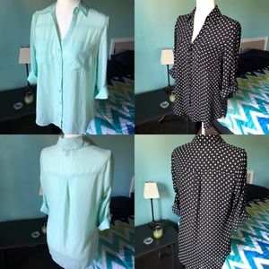 LOT BCX 3/4 Sleeve Button-up Size M
