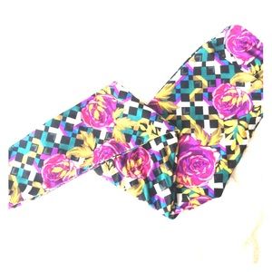 Fun, colorful Lularoe Rose Leggings