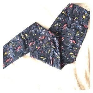Antique Car Lularoe Leggings OS