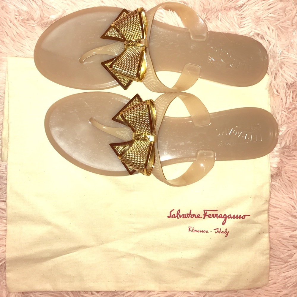 Salvatore ferragamo flip flops