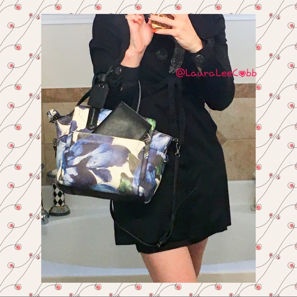 REED handbag - Floral Blue - Limited Edition