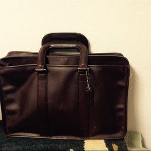 Coach leather briefcase / pc case Coach leather briefcase / pc case