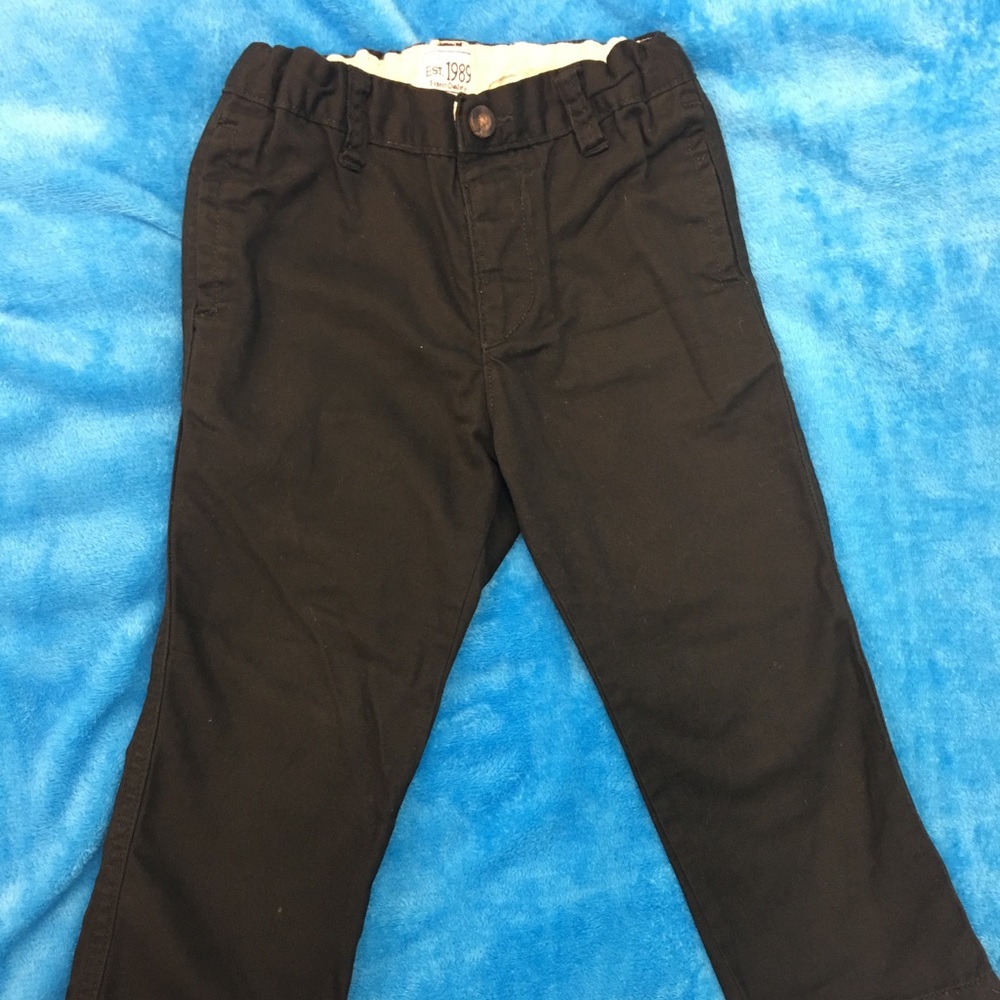 Children’s place black dress pants wore once